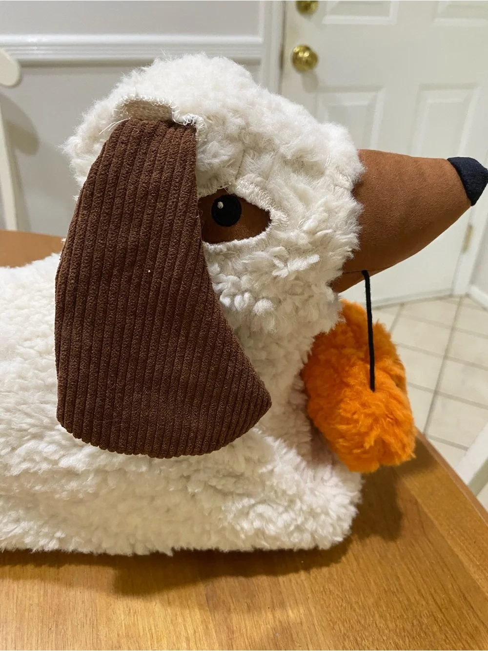 NWT.  Humane World for Animals, Halloween, dachshund pillow.